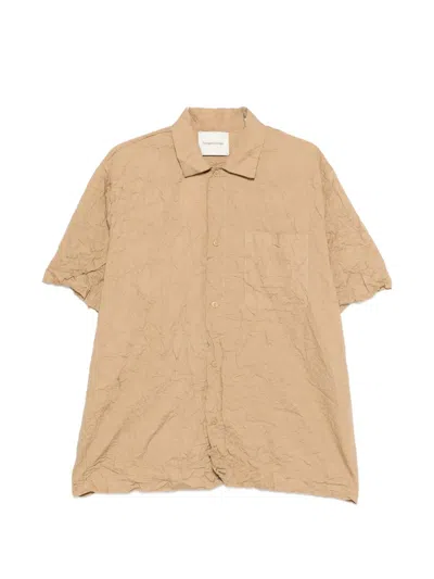 Gongdid Design Oversize Shirt In Neutral