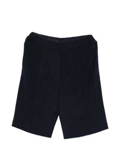 Gongdid Design Pleated Shorts In Black