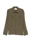 Gongdid Design Pocketed Buttoned Shirt In Multi