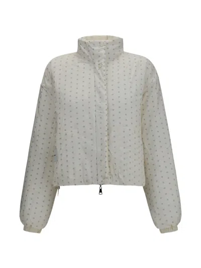 Gongdid Design Reversible Polka-dot Puffer Jacket In Neutral