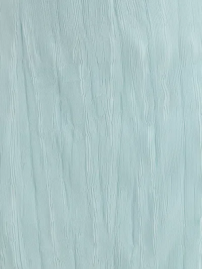 Gongdid Design Wavy Textured Midi Skirt In Blue