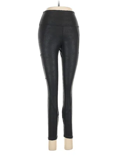 Pre-owned Good American Active Pants In Black