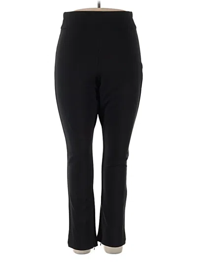 Pre-owned Good American Active Pants In Black