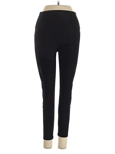 Pre-owned Good American Active Pants In Black