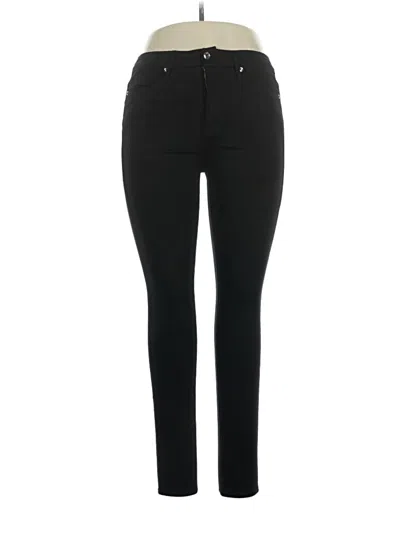 Pre-owned Good American Active Pants In Black