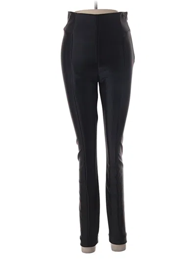 Pre-owned Good American Active Pants In Black