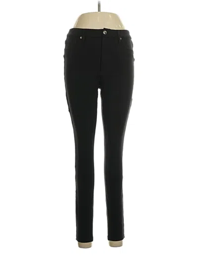 Pre-owned Good American Active Pants In Black