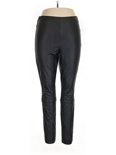 Pre-owned Good American Active Pants In Black