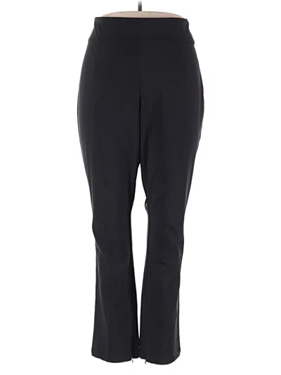 Pre-owned Good American Active Pants In Black