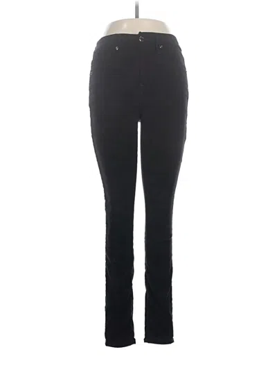 Pre-owned Good American Active Pants In Black