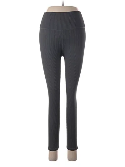 Pre-owned Good American Active Pants In Gray
