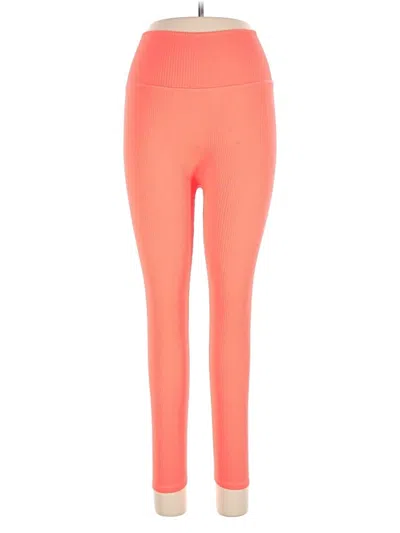 Pre-owned Good American Active Pants In Orange