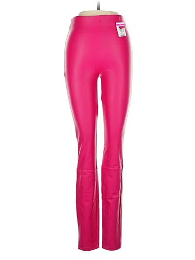 Pre-owned Good American Active Pants In Pink