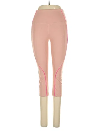 Pre-owned Good American Active Pants In Pink
