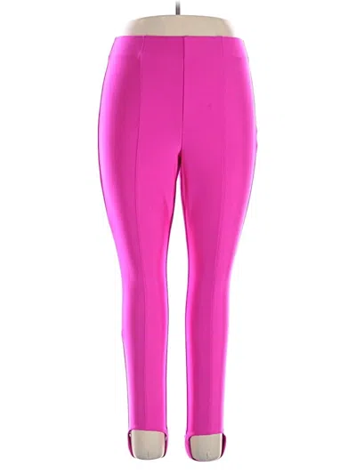 Pre-owned Good American Active Pants In Pink