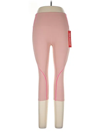 Pre-owned Good American Active Pants In Pink