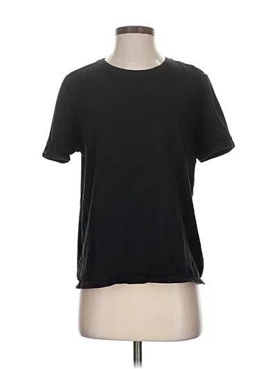 Pre-owned Good American Active T-shirt In Black