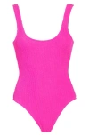 Good American Alwats Fit One-piece Swimsuit In Hawaian Pink001