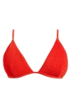 Good American Always Fit Bikini Top In Bright Poppy002