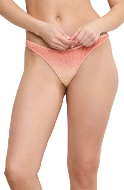 Good American Always Fits Bikini Bottoms In Orange