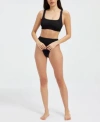 Good American Always Fits Bralette Bikini Top Always Fits Bikini Bottom In Black