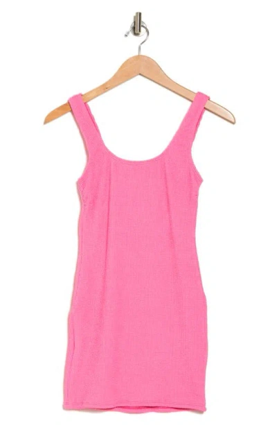 Good American Always Fits Cover-up Minidress In Brightpink001