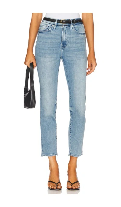 Good American Always Fits Good Classic Slim Straight In Blue
