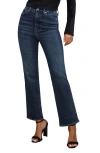 Good American Always Fits Good Curve Straight Jeans Indigo707 In Indigo744