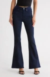 Good American Always Fits Good Distressed Flare Jeans In Black
