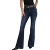 Good American Always Fits Good Distressed Flare Jeans In Indigo744