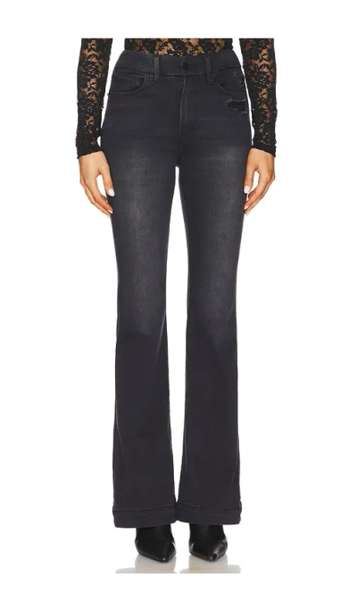 Good American Always Fits Good Legs Flare Trouser In Black325