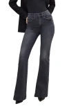 Good American Always Fits Good Legs Flare Trouser In Black325