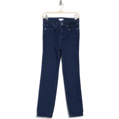Good American Always Fits Good Legs Ripped Cigarette Jeans In Blue