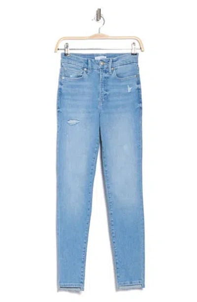 Good American Always Fits Good Legs Step Hem Skinny Jeans