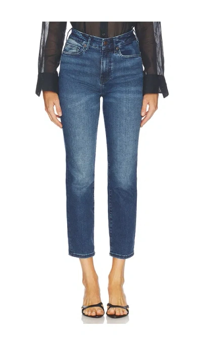 Good American Always Fits Good Legs Straight Jeans In Blue
