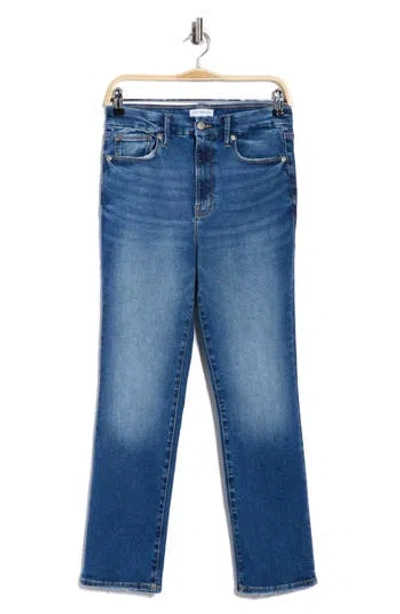 Good American Always Fits Good Legs Straight Leg Jeans In Blue