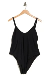 Good American Always Sunny One-piece Swimsuit In Black001