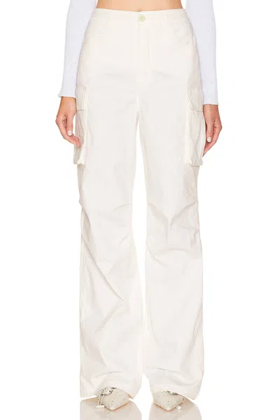 Good American Baggy Cargo Pant In Cloud White In Multi
