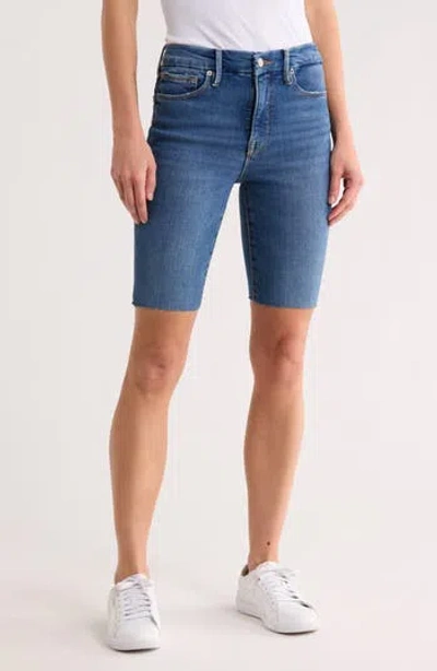 Good American Bermuda Shorts In Blue