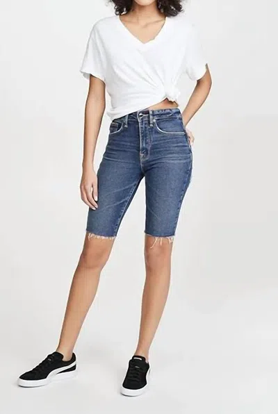 Good American Bermuda Shorts In Blue
