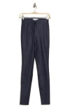 Good American Better Than Faux Leather Leggings In Ink Blue003
