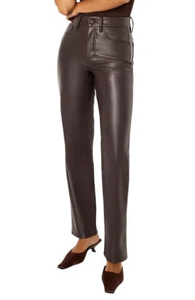 GOOD AMERICAN GOOD AMERICAN BETTER THAN LEATHER FAUX LEATHER GOOD ICON PANTS