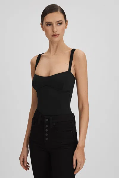 Good American Black  Sweetheart Scuba Thong Bodies