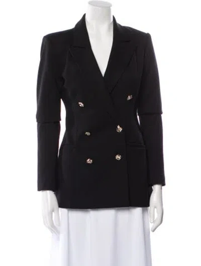 Pre-owned Good American Blazer In Black