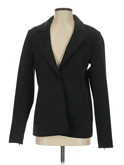 Pre-owned Good American Blazer Jacket In Black