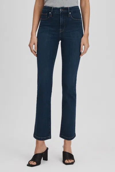 Good American Good Blue Good Slim Fit Cropped Jeans