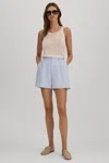 Good American Good Blue Good Tailored Shorts In Blue
