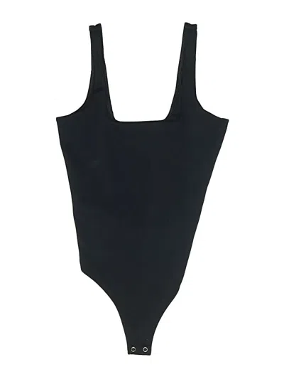Pre-owned Good American Bodysuit In Black