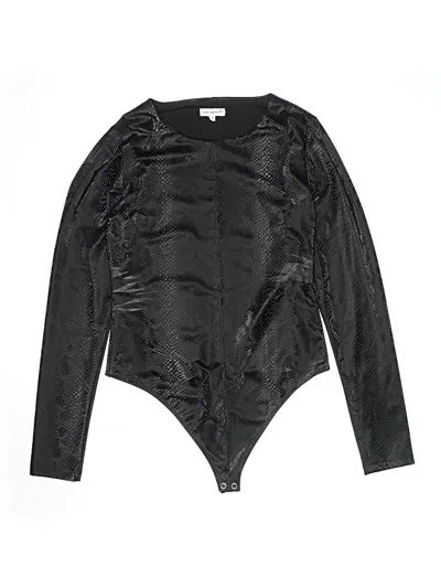 Pre-owned Good American Bodysuit In Black