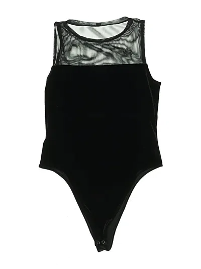 Pre-owned Good American Bodysuit In Black